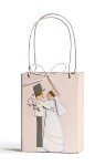 Bag with bridal pair 8x10 cm 6 pcs.