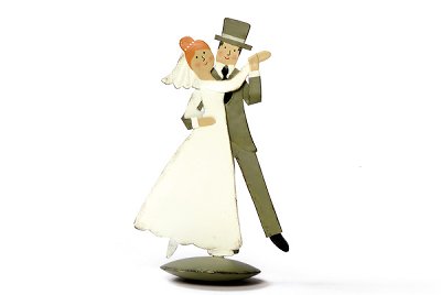 Brautpaar tanzend 13 cm VE 6