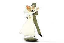 sposi danza 13 cm, 6 pz.