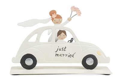 wedding in car 20x13 cm 4 pcs.