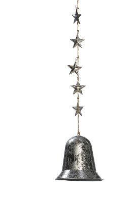 détecteur de mouvement cloche argenté 6 pcs