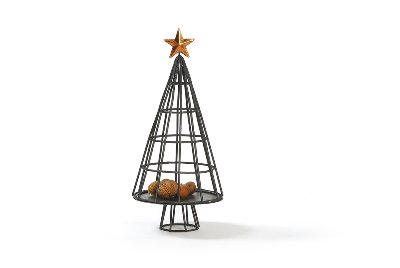 christmastree wire with copper star 2 pcs.