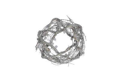 couronne avec des boules 20 cm 4 pcs.