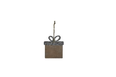 boîte cadeau en argent de 10 cm 24 pcs.