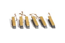 Klammer gold Set/6 9 cm VE12 Sets