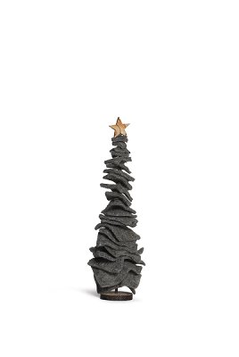 Sapin avec étoile 6 pcs 50 cms