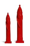 Santa rouge 65 cms, 2 pcs