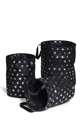 cesto nero SET/3 45ø32/50ø37/55ø40 cm; 2 SETS