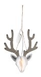 tête de cerf 20 cm avec LED12 pcs.