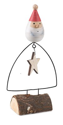Nikolaus mit Stern 20 cm VE 12