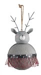 christmasball rendeer 20 cm 6 pcs.