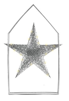 étoile à LED 32x50 cmt 2 pcs
