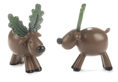 moose 2 ass. 6 cm brown 12 pcs