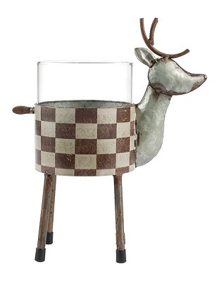 tealightholder deer 24 cm 4 pcs.