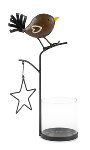 Teelichthalter Vogel 33 cm VE 3