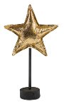 star on base 35 cm gold 6 pcs.