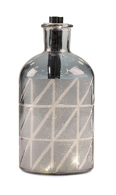 bouteille marone avec LED 20 cm 6 pcs.
