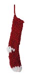 botte en laine à tricoter rouge 48 cm 8 pcs.
