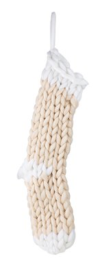 botte en laine à tricoter beige 48 cm 8 pcs.