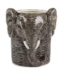 Vase Elefant Kopf 18 cm VE 2