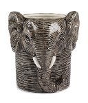 Vase elephant head 18 cm, 2 pcs.