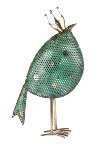 Bird green with LED 42 cm 2 pcs.
