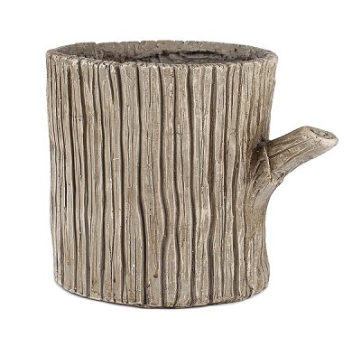 Pot de fleur tronc 4 pcs, 18ø14 cm
