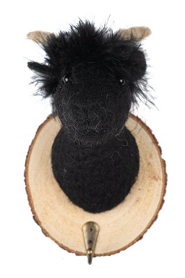 Kleiderhaken Ziege 12 cm VE 6