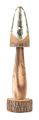 Pilz mit silberner Kappe 20 cm VE 8
