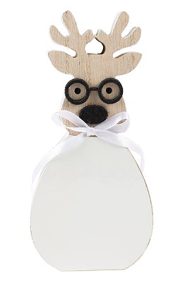 Renne avec des lunettes