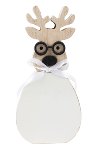 Renne avec des lunettes