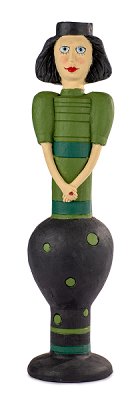 Portacandela Lady verde