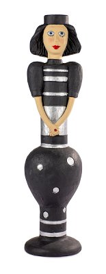 Kerzenhalter Lady silber