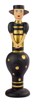 Kerzenhalter Lady gold