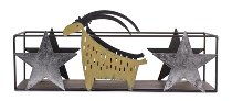 Kerzenhalter mit Rentier 50x20 cm VE 2