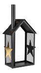 birdhaus with golden star 20x48 cm 2 pcs.