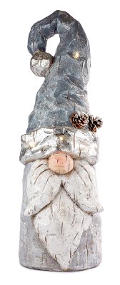 Babbo natale argento con LED