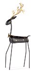 reindeer black with LED 51 cm 2 pcs.
