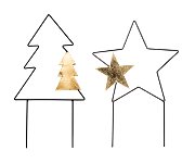Stick star/tree 2 ass.