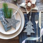 tree/star ornament 2 ass. 11 cm 36 pcs.