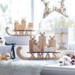 sleigh with gift boxes 19x12 cm 8 pcs.