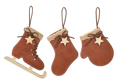 Handschuh/Socke/Schlittschuh 3 sort.