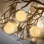 christmas with LED 8 cm 3 ass. 24 pcs.