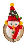 Pendoir bonh. de neige 6 pcs