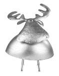 deer on spiral 30 cm 2 pcs.