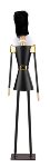 security guard black 48 cm 4 pcs.