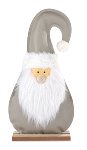 Père Noël gris 38 cm 6 pcs.
