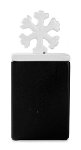 boîte noire avec flocon de neige 7x17 cm 6 pcs.