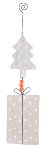 Cadeau avec sapin 30 cm, 6 pc