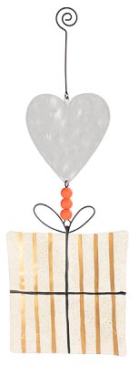 Regalo con cuore da appendere